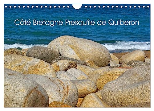 Côté Bretagne Presqu'île de Quiberon (Wandkalender 2024 DIN A4 quer), CALVENDO Monatskalender von CALVENDO