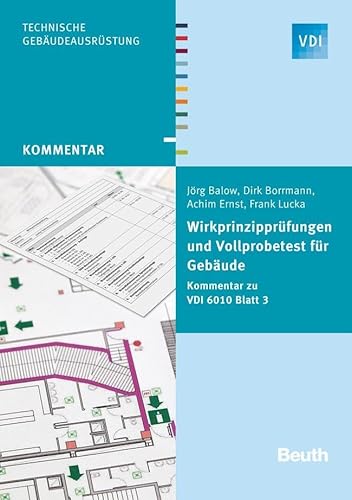 Wirkprinzipprüfungen und Vollprobetest für Gebäude: Kommentar zu VDI 6010 Blatt 3 (VDI Kommentar) von Beuth Verlag