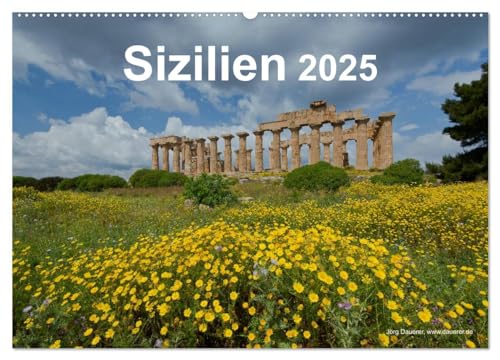 Sizilien 2025 (Wandkalender 2025 DIN A2 quer), CALVENDO Monatskalender von CALVENDO