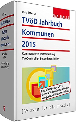 TVöD-Jahrbuch Kommunen 2015 von Walhalla Verlag