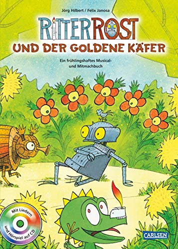 Ritter Rost: Ritter Rost und der goldene Käfer: Buch mit CD: Ein frühlingshaftes Musical- und Mitmachbuch