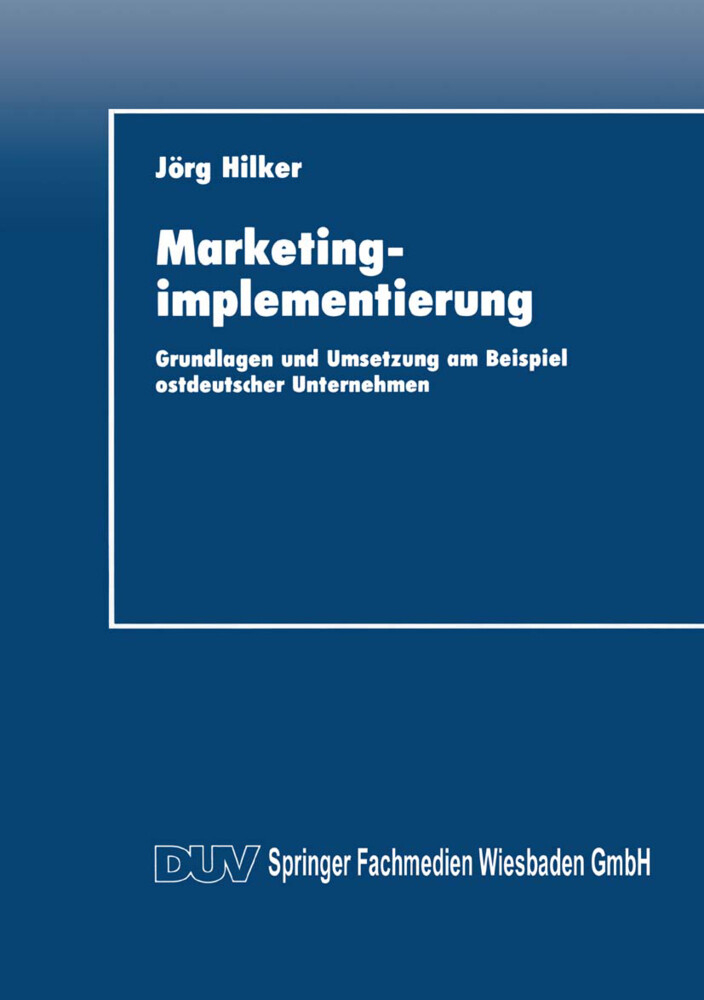 Marketingimplementierung von Deutscher Universitätsverlag