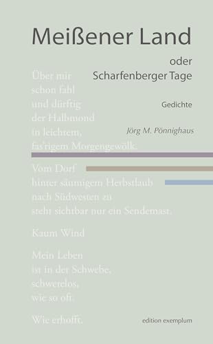 Meißener Land oder Scharfenberger Tage. Gedichte (Edition Exemplum) von ATHENA-Verlag