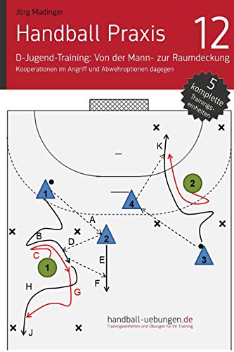 Handball Praxis 12 - In der D-Jugend von der Mann- zur Raumdeckung: Kooperation im Angriff und Abwehroptionen dagegen: Handball Fachliteratur von DV Concept