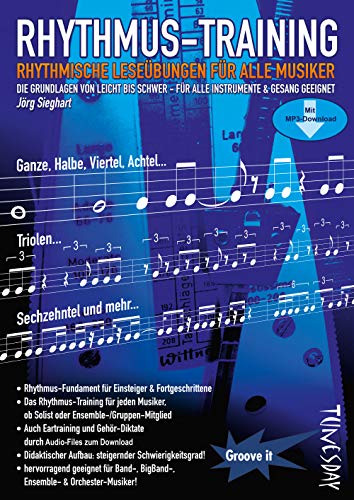 Rhythmus-Training - Rhythmik lernen: rhythmische Leseübungen für alle Musiker - Notenheft mit MP3-Download: Rhythmische Leseübungen für alle Musiker. ... & Gesang geeignet. Mit MP3-Download von goki