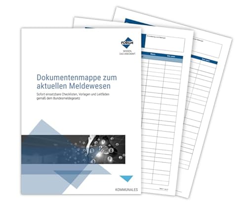 Dokumentenmappe zum aktuellen Meldewesen: Printausgabe von Forum Verlag Herkert