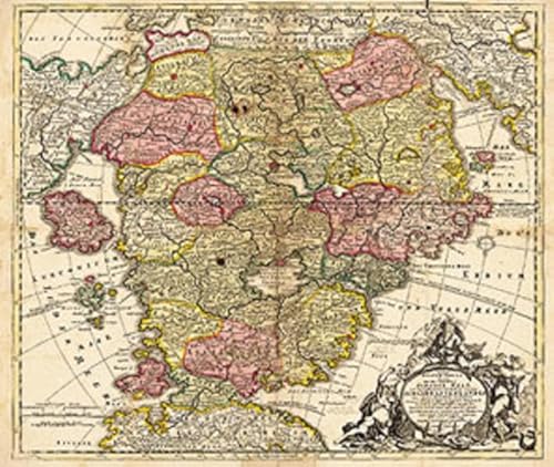 Karte des Schlaraffenlandes (Schlarraffenland) 1694: Neu-entdeckte Schalk-Welt von Rockstuhl Verlag / Verlag Rockstuhl