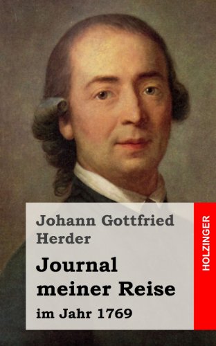 Journal meiner Reise: im Jahr 1769