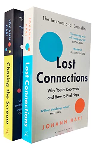 Johann Hari Collection 2 Books Set (Chasing the Scream, Lost Connections)