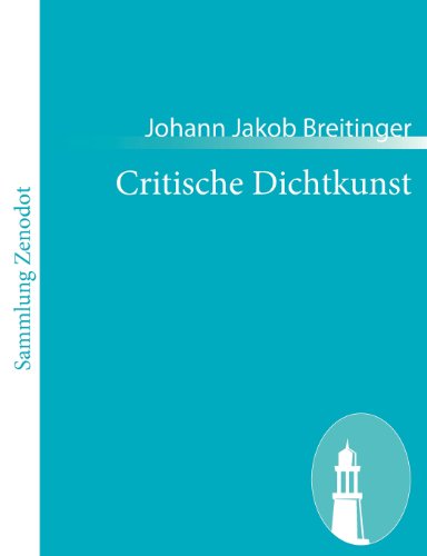 Critische Dichtkunst Critische Dichtkunst von Zenodot Verlagsgesellscha
