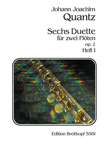 6 Duette op. 2 für 2 Flöten Heft 1 (EB 5581) von Breitkopf & Härtel