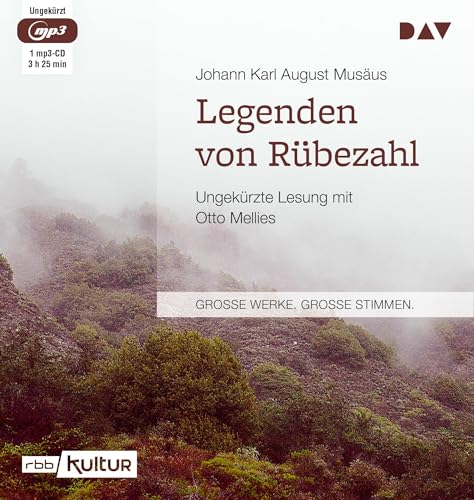 Legenden von Rübezahl: Ungekürzte Lesung mit Otto Mellies (1 mp3-CD) von Audio Verlag Der GmbH