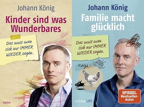 Kinder sind was Wunderbares + Familie macht glücklich + 1 exklusives Postkartenset