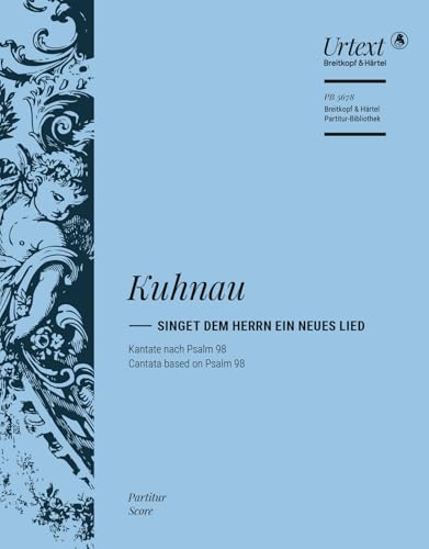 Singet dem Herrn ein neues Lied - Partitur (PB 5678) von Breitkopf & Härtel
