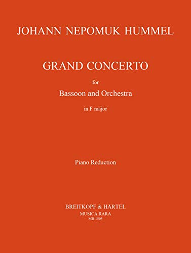 Grand Concerto F-dur - Ausgabe für Fagott und Klavier (MR 1505)