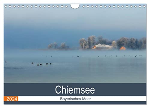 Chiemsee - Bayerisches Meer (Wandkalender 2024 DIN A4 quer), CALVENDO Monatskalender