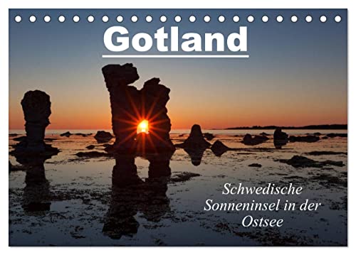 Gotland - Sonneninsel in der Ostsee (Tischkalender 2024 DIN A5 quer), CALVENDO Monatskalender von CALVENDO
