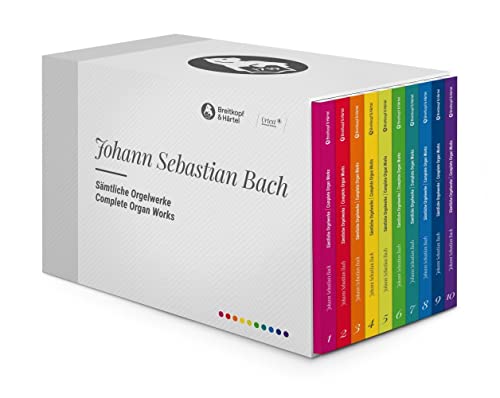 Sämtliche Orgelwerke. 10 Bände im Schuber. Breitkopf Urtext (EB 9035): Neuausgabe in 10 Bänden - 10 Bände im Schuber von Breitkopf und Härtel