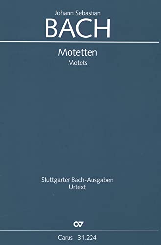 Bach: Sämtliche Motetten. Chorbuch