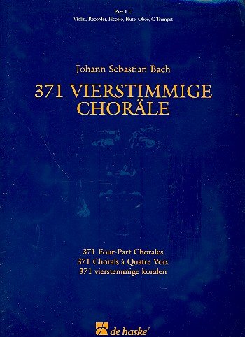 371 Vierstimmige Choräle (1 C TC) von De Haske Publications