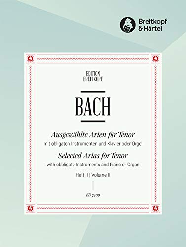 Ausgewählte Arien für Tenor mit Instrumenten und Klavier Heft 2 (EB 7309)