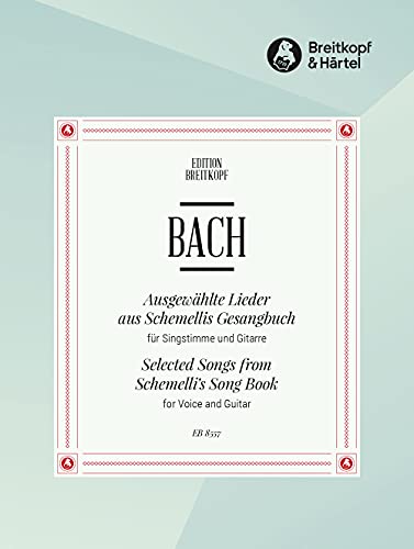 Ausgewählte Lieder aus 'Schemellis Gesangbuch' für Singstimme und Gitarre (EB 8557)