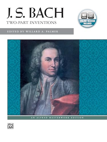 Bach - Two-Part Inventions (Alfred Masterwork Edition): Klavier/Piano (incl. Online Audio) (Alfred Masterworks Edition: CD Edition) von ALFRED