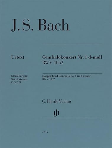 Cembalokonzert Nr. 1 d-moll BWV 1052; Streichersatz (3.3.2.2) von G. Henle Verlag