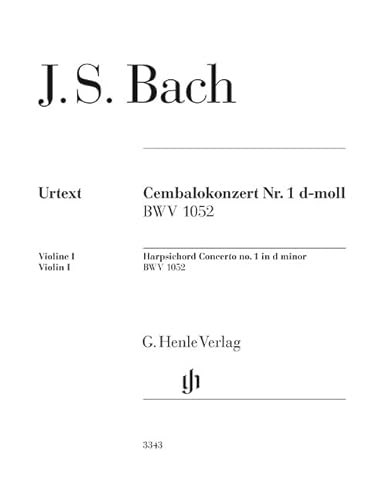 Cembalokonzert Nr. 1 d-moll BWV 1052; Violine 1 von G. Henle Verlag