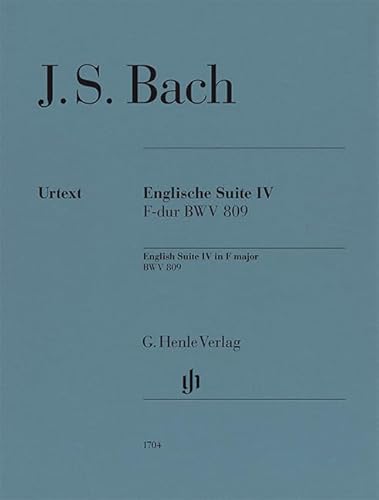 Englische Suite Nr. 4 F-dur BWV 809; Klavier zu zwei Händen von G. Henle Verlag
