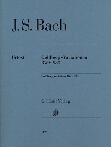 Goldberg-Variationen BWV 988; Urtextausgabe ohne Fingersatz (G. Henle Urtext-Ausgabe) von Henle, G. Verlag