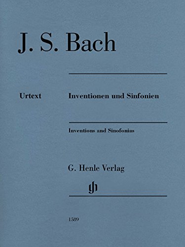 Inventionen und Sinfonien für Klavier BWV 772-801, Ausgabe ohne Fingersatz: Besetzung: Klavier zu zwei Händen (G. Henle Urtext-Ausgabe)