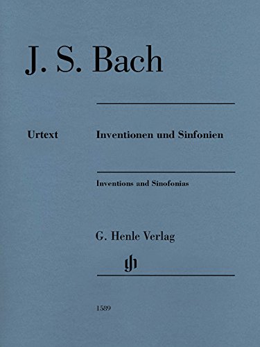 Inventionen und Sinfonien für Klavier BWV 772-801, Ausgabe ohne Fingersatz: Besetzung: Klavier zu zwei Händen (G. Henle Urtext-Ausgabe) Inventionen und Sinfonien für Klavier BWV 772-801, Ausgabe ohne Fingersatz: Besetzung: Klavier zu zwei Händen (G. Henle Urtext-Ausgabe)