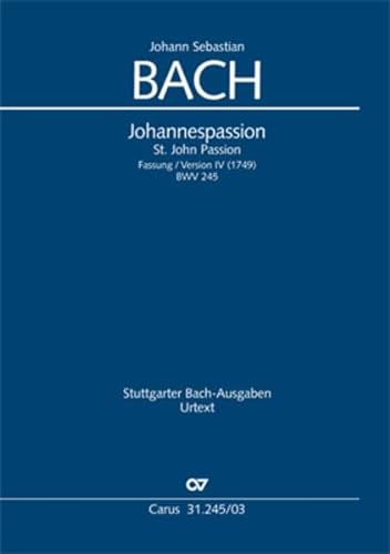 Johannes-Passion (Klavierauszug): Fassung IV, BWV 245, 1749 von Oxford University Press