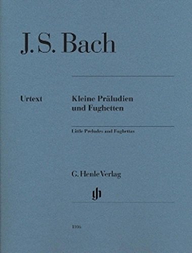 Kleine Präludien und Fughetten; Urtextausgabe ohne Fingersatz: Instrumentation: Piano solo (G. Henle Urtext-Ausgabe) von HENLE