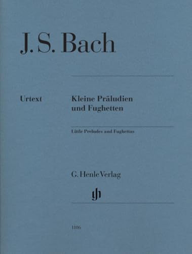 Kleine Präludien und Fughetten; Urtextausgabe ohne Fingersatz: Instrumentation: Piano solo (G. Henle Urtext-Ausgabe) von HENLE