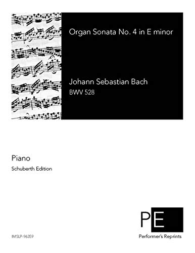 Organ Sonata No. 4 - For Piano Solo
