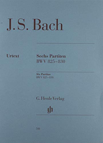 Sechs Partiten BWV 825-830 Klavier: Instrumentation: Piano solo (G. Henle Urtext-Ausgabe)