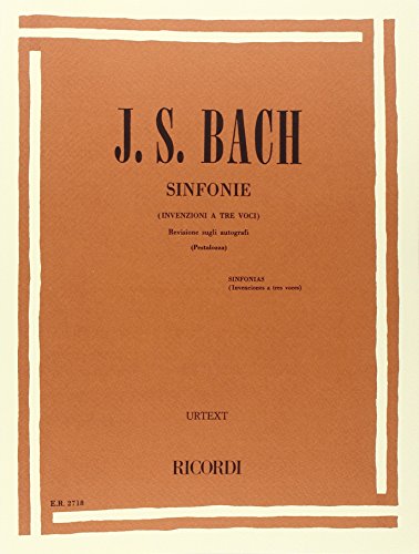 Sinfonie (Invenzioni A Tre Voci) (PIANO)