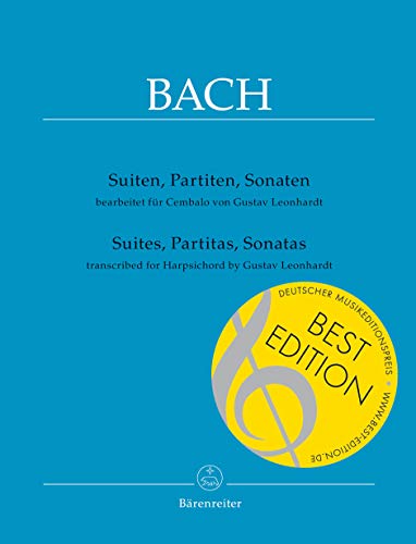 Suiten, Partiten, Sonaten (bearbeitet für Cembalo). Spielpartitur, Sammelband von Bärenreiter-Verlag