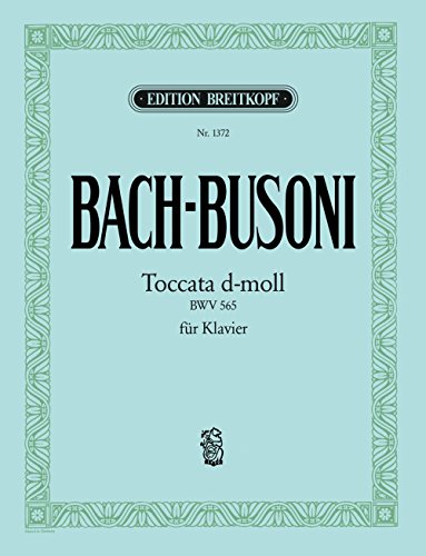 Toccata d-moll BWV 565 für Laute - Bearbeitung für Klavier (EB 1372)