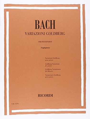 Variazioni Goldberg Bwv 988 (PIANO) Variazioni Goldberg Bwv 988 (PIANO) von Ricordi