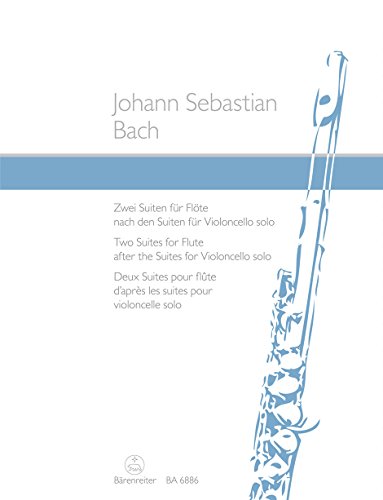 Zwei Suiten für Flöte (nach den Suiten für Violoncello solo BWV 1007, 1009). Reihe Solissimo. Spielpartitur