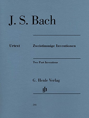 Zweistimmige Inventionen BWV 772-786: Besetzung: Klavier zu zwei Händen (G. Henle Urtext-Ausgabe)