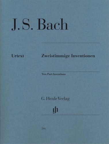 Zweistimmige Inventionen BWV 772-786: Besetzung: Klavier zu zwei Händen (G. Henle Urtext-Ausgabe) von HENLE