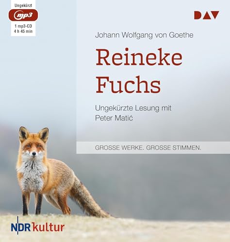 Reineke Fuchs: Ungekürzte Lesung mit Peter Matić (1 mp3-CD): Ungekürzte Lesung mit Peter Matic von Audio Verlag Der GmbH