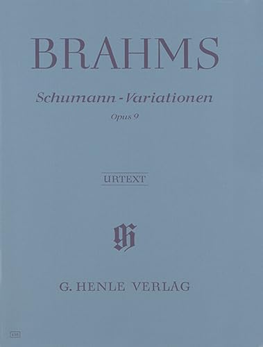 Schumann-Variationen op. 9: Besetzung: Klavier zu zwei Händen (G. Henle Urtext-Ausgabe) von G. Henle Verlag