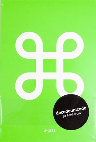 decodeunicode Postkartenset: 30 Postkarten mit ausgewählten Unicode-Zeichen für Ihre persönlichen Botschaften