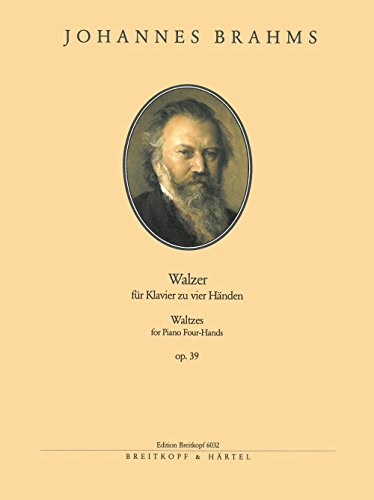 16 Walzer op. 39 Breitkopf Urtext - Ausgabe für Klavier vierhändig (EB 6032)