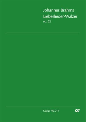 Brahms: Liebeslieder-Walzer. Partitur Brahms: Liebeslieder-Walzer. Partitur